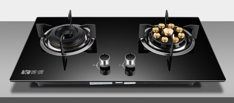 一边大火力一边小火力（鸳鸯炉具灶具）炉具灶具的结构